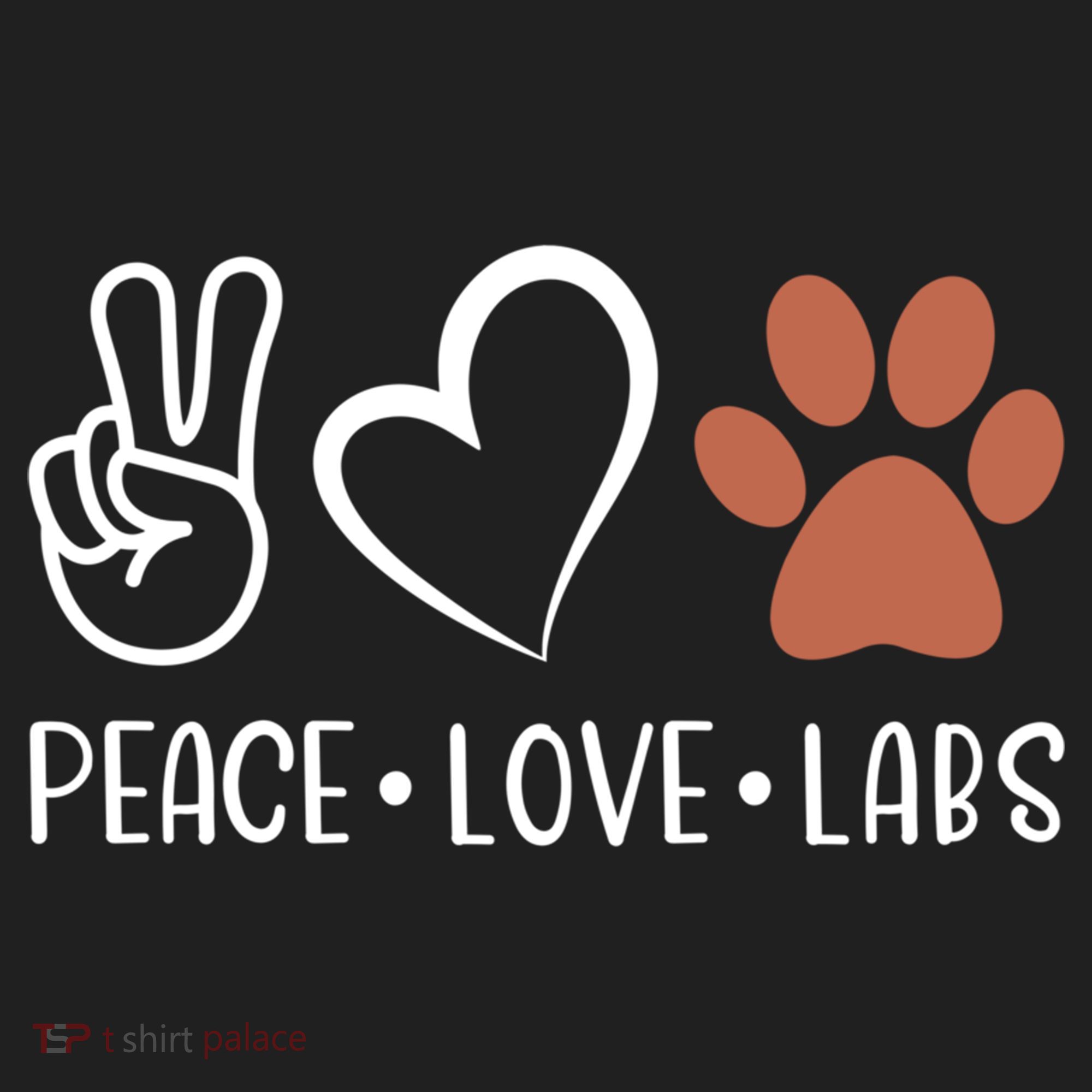 Peace Love Chocolate Labs Labrador Lab Mom Valentine's Day Gift Beanie