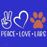 Peace Love Chocolate Labs Labrador Lab Mom Valentine's Day Gift Toddler Hoodie thumb 2