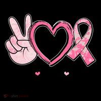 Peace Love Cure Breast Cance Awareness Coffee Mug thumb 5