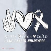 Peace Love Cure Lung Cancer Awareness Sport-Tek Competitor United Soccer Jersey thumb 4