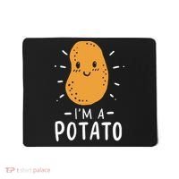 Potato Lazy Costume Halloween Vegan Kawaii Mousepad thumb 0