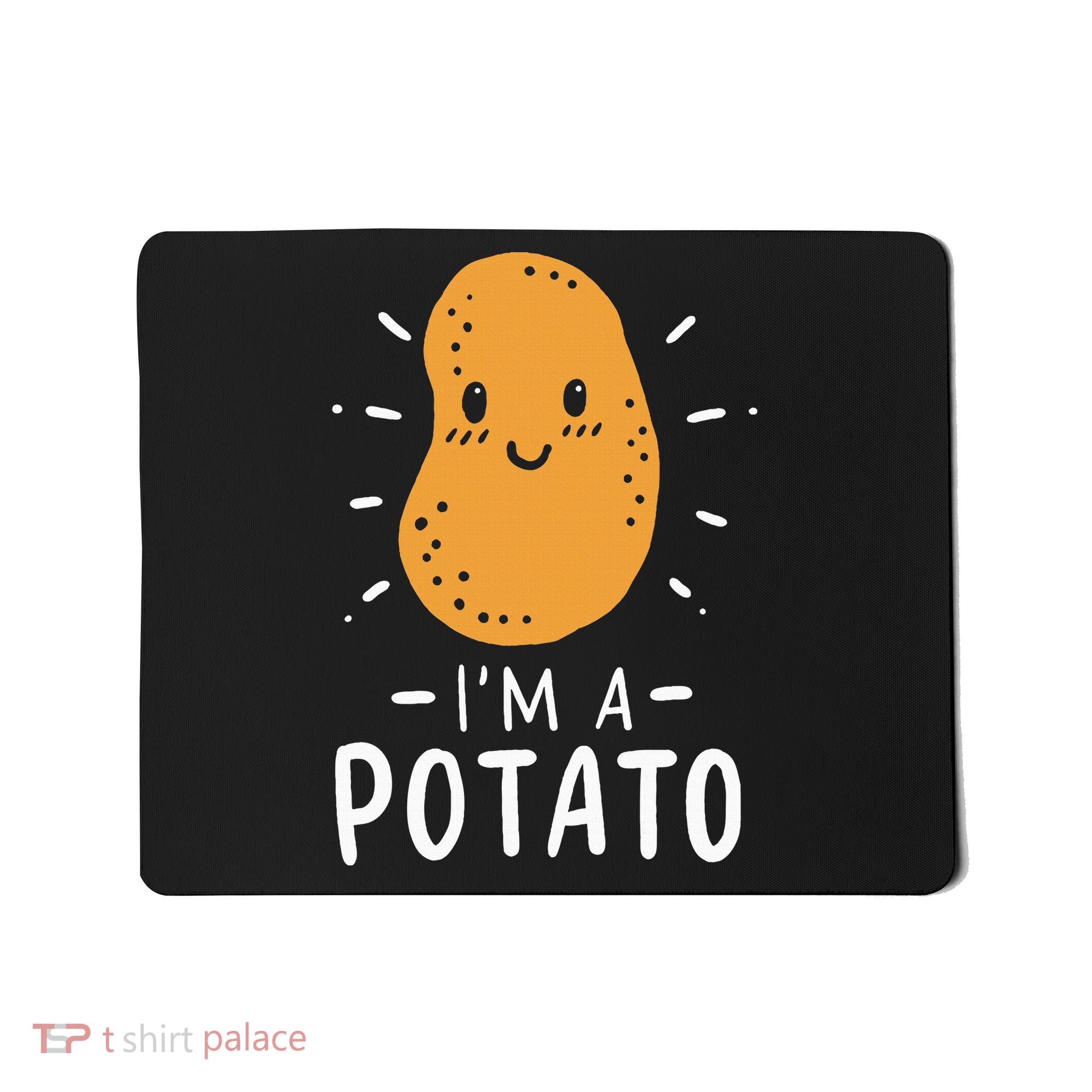 Potato Lazy Costume Halloween Vegan Kawaii Mousepad