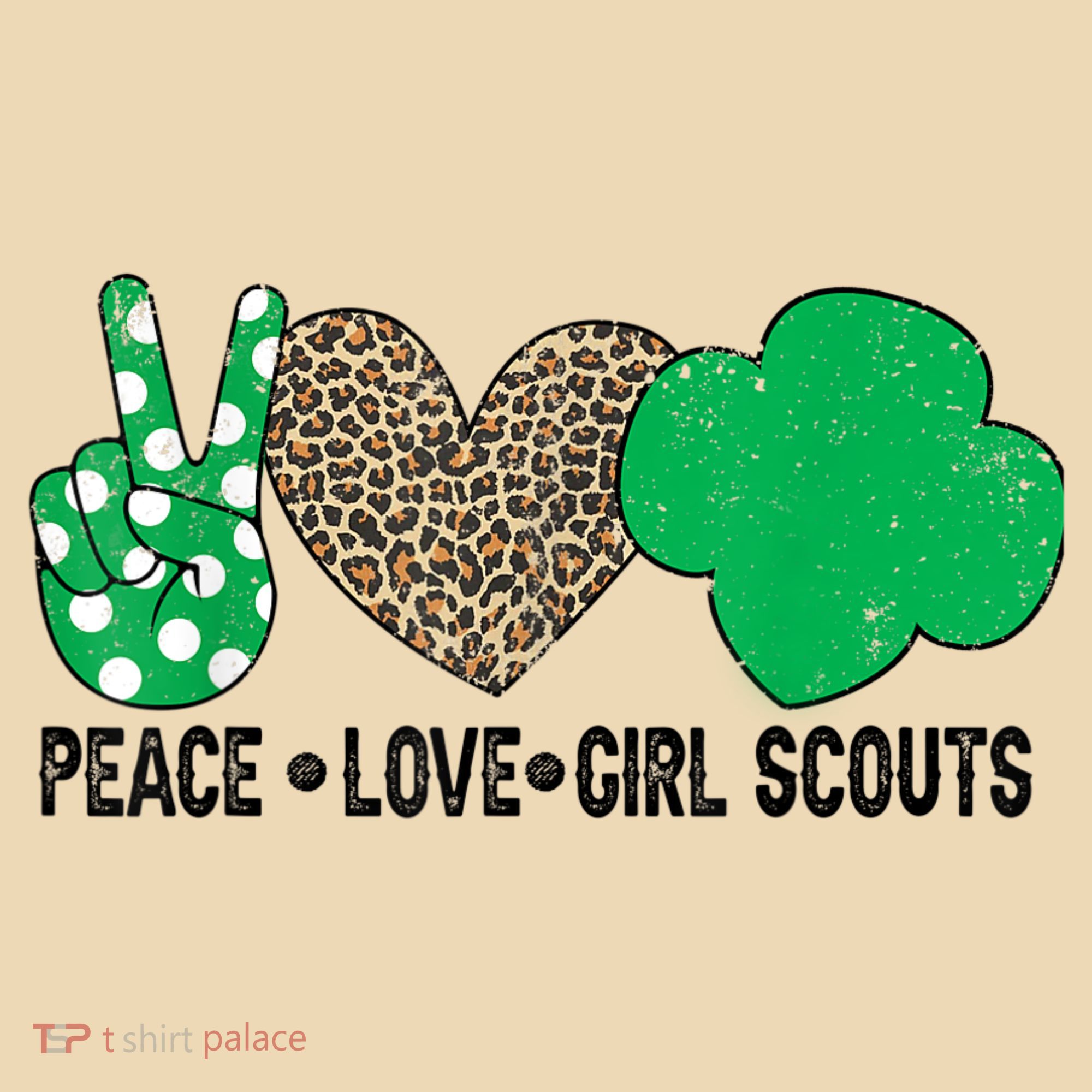 Peace Love Cookie Scout For Girls Bakery Cookie Season Toddler T-Shirt