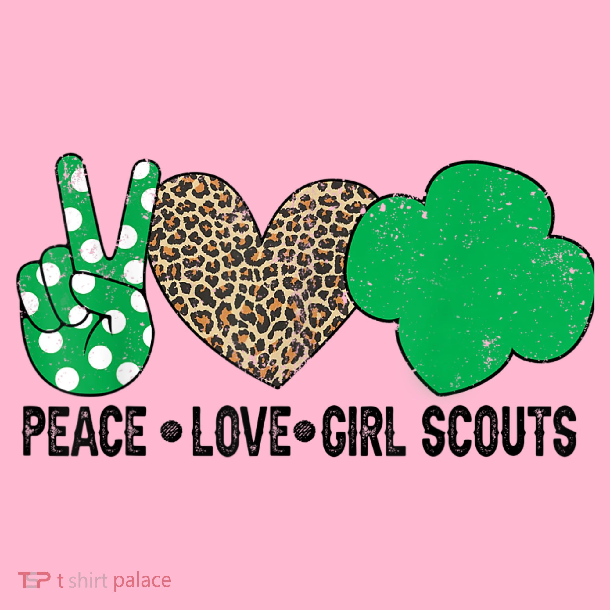 Peace Love Cookie Scout For Girls Bakery Cookie Season Coaster