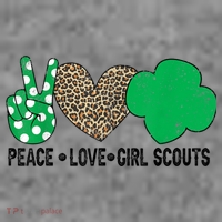 Peace Love Cookie Scout For Girls Bakery Cookie Season Toddler Hoodie thumb 2