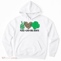 Peace Love Cookie Scout For Girls Bakery Cookie Season Hoodie thumb 0