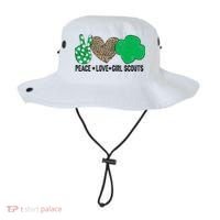 Peace Love Cookie Scout For Girls Bakery Cookie Season Bucket Hat thumb 0