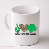 Peace Love Cookie Scout For Girls Bakery Cookie Season Coffee Mug thumb 0
