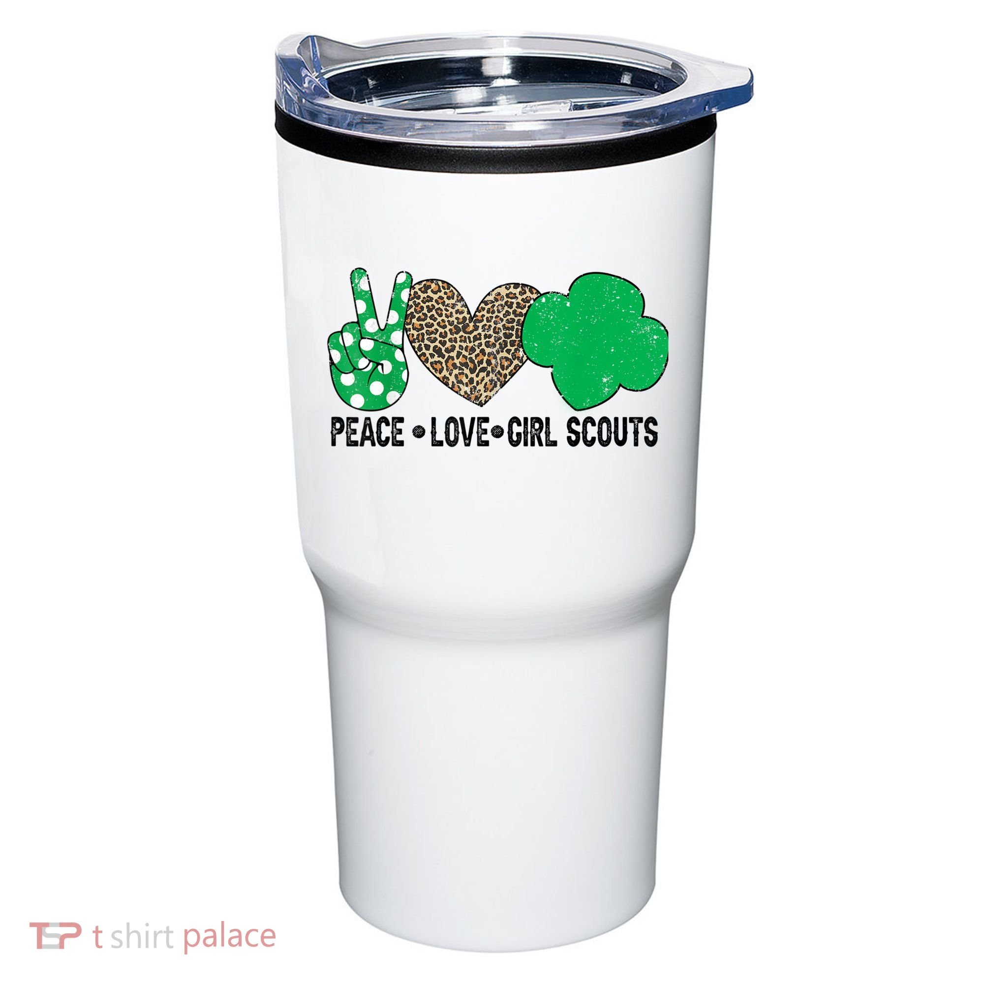 Peace Love Cookie Scout For Girls Bakery Cookie Season Tumbler