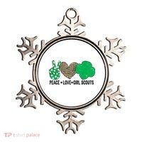 Peace Love Cookie Scout For Girls Bakery Cookie Season Ornament thumb 0