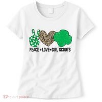 Peace Love Cookie Scout For Girls Bakery Cookie Season Women's T-Shirt thumb 0
