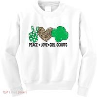 Peace Love Cookie Scout For Girls Bakery Cookie Season Kids Sweatshirt thumb 0