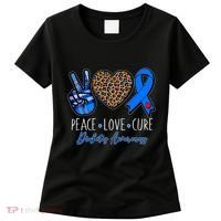 Peace Love Cure Diabetes Awareness Women's T-Shirt thumb 0