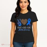 Peace Love Cure Diabetes Awareness Women's T-Shirt thumb 4