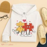 Puzzle Love Cartoon Hoodie thumb 4
