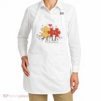Puzzle Love Cartoon Apron thumb 2