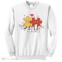 Puzzle Love Cartoon Sweatshirt thumb 0