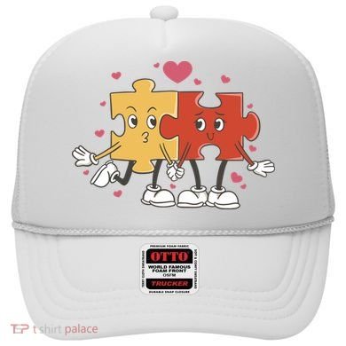 Puzzle Love Cartoon Hat