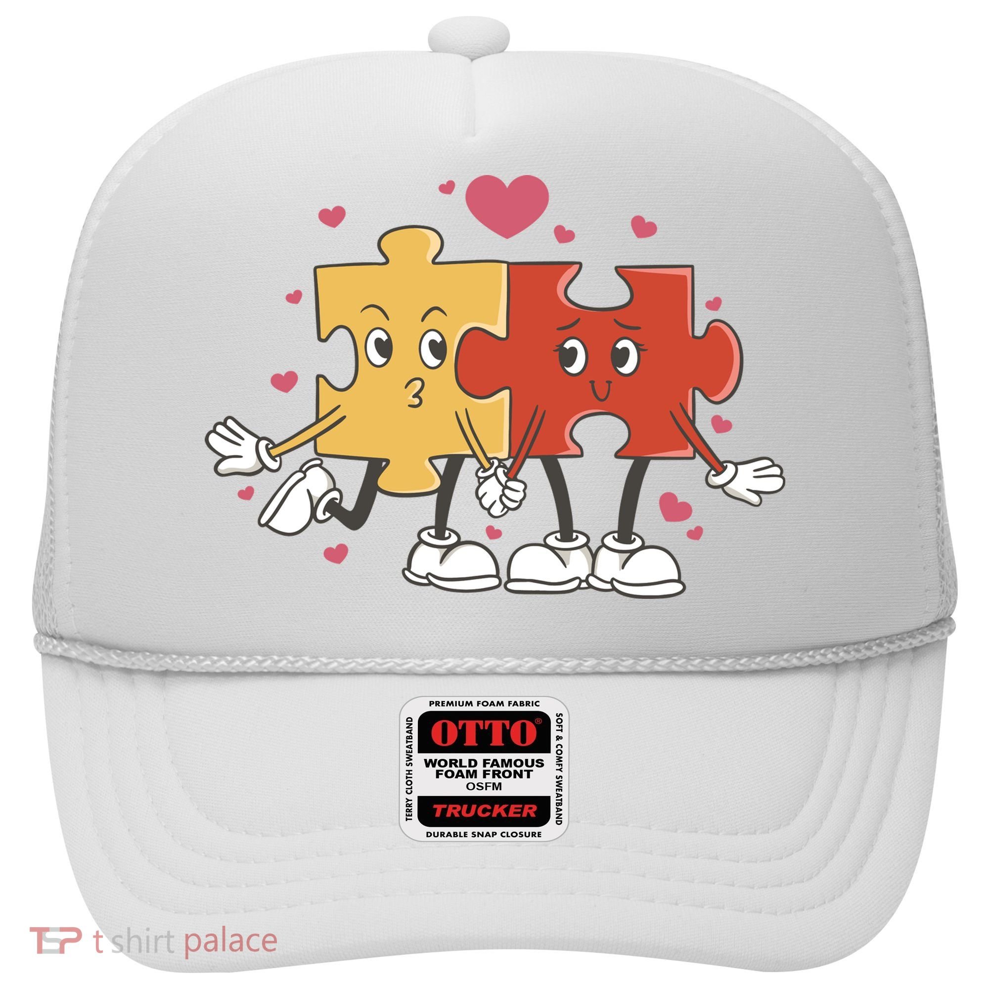 Puzzle Love Cartoon Hat