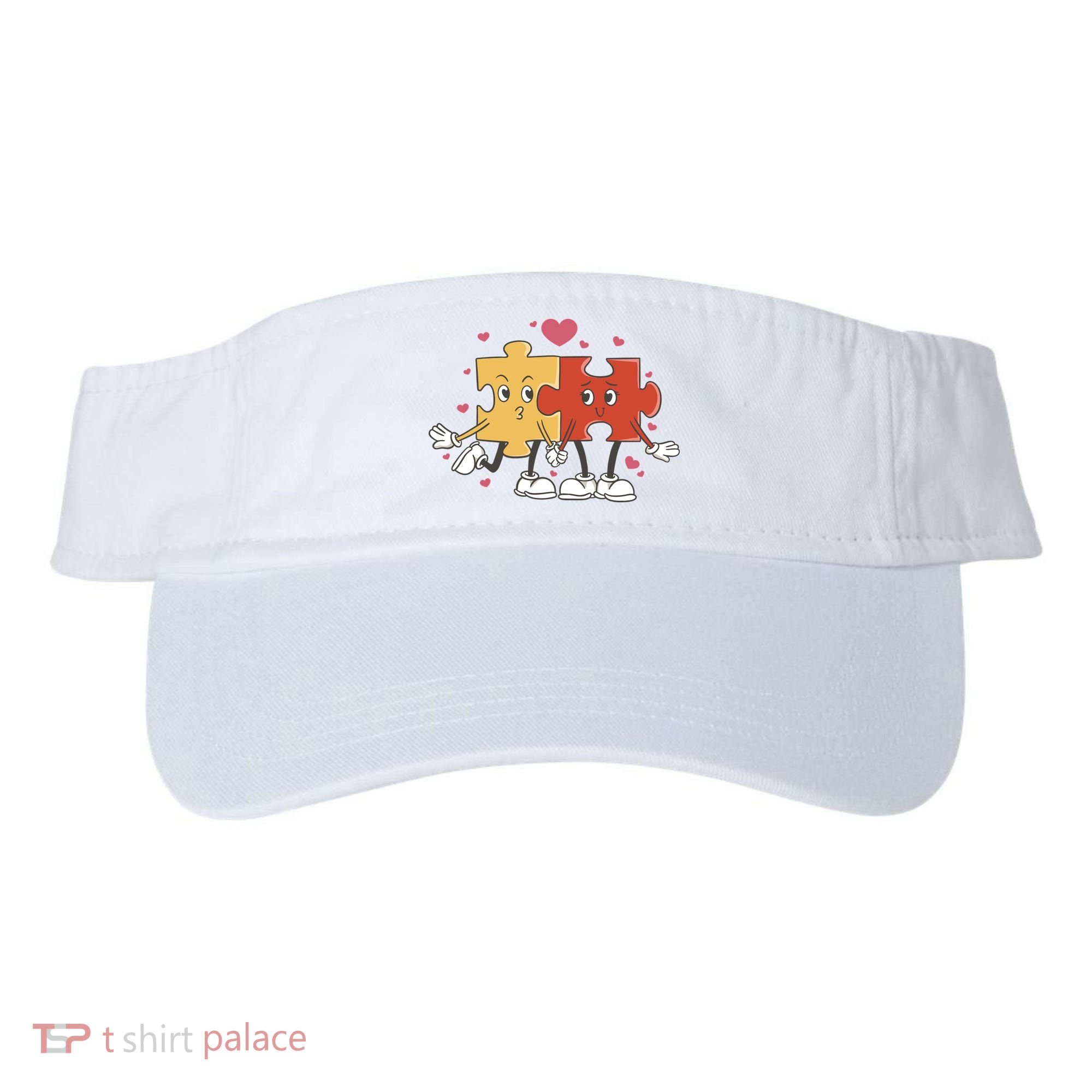Puzzle Love Cartoon Visor