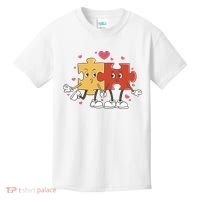 Puzzle Love Cartoon Kids T-Shirt thumb 0