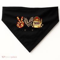 Peace Love Casino Slot Machine Win Money Lucky Meaningful Gift USA-Made Doggie Bandana thumb 0