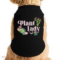 Plant Lady Cute Floral Doggie Tank thumb 0
