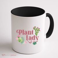 Plant Lady Cute Floral Coffee Mug thumb 1