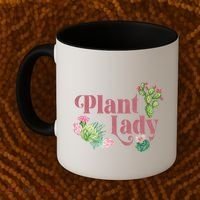 Plant Lady Cute Floral Coffee Mug thumb 2