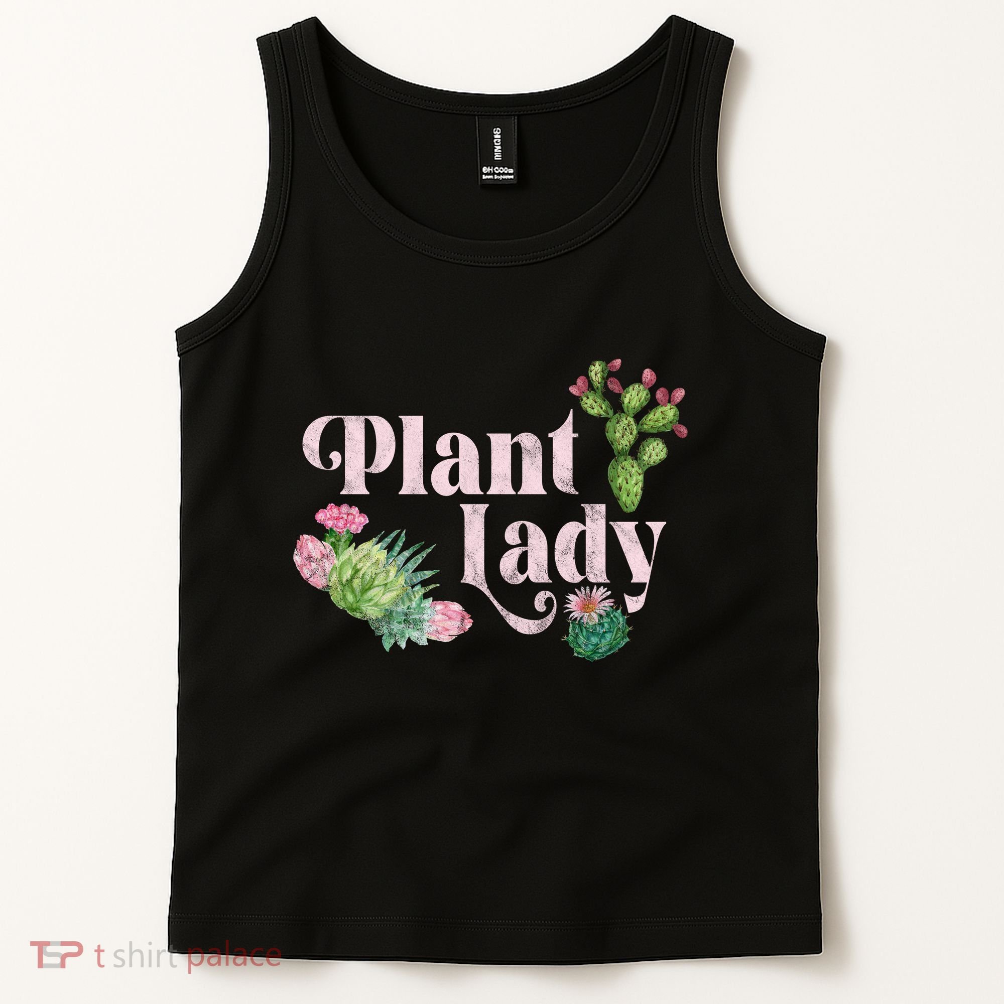 Plant Lady Cute Floral Tank Top