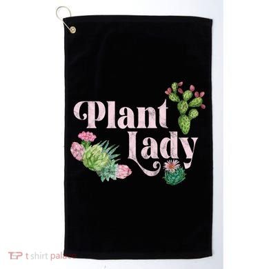 Plant Lady Cute Floral Golf Towel