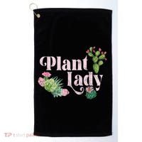 Plant Lady Cute Floral Golf Towel thumb 0