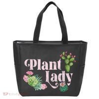 Plant Lady Cute Floral Tote Bag thumb 0