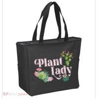 Plant Lady Cute Floral Tote Bag thumb 2