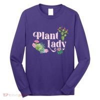 Plant Lady Cute Floral Long Sleeve Shirt thumb 0