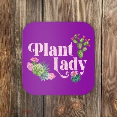 Plant Lady Cute Floral Coaster