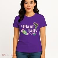 Plant Lady Cute Floral Women's T-Shirt thumb 4
