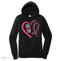 Peace Love Cure Hearted Pink Ribbon Breast Cancer Awareness Cool Gift Women's Hoodie thumb 0