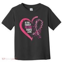 Peace Love Cure Hearted Pink Ribbon Breast Cancer Awareness Cool Gift Toddler T-Shirt thumb 0