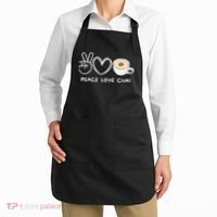 Peace Love Chai Tea Retro Chai Tea Lover Apron thumb 2