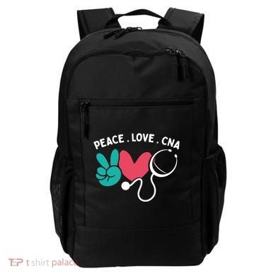 Peace Love Cna Certified Nursing Assistant Cute Nurse Gift Backpack