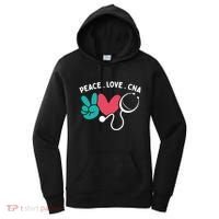 Peace Love Cna Certified Nursing Assistant Cute Nurse Gift Women's Hoodie thumb 0