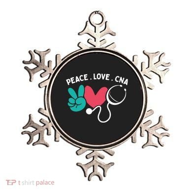 Peace Love Cna Certified Nursing Assistant Cute Nurse Gift Ornament