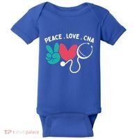 Peace Love Cna Certified Nursing Assistant Cute Nurse Gift Baby Bodysuit thumb 0