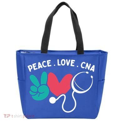 Peace Love Cna Certified Nursing Assistant Cute Nurse Gift Tote Bag