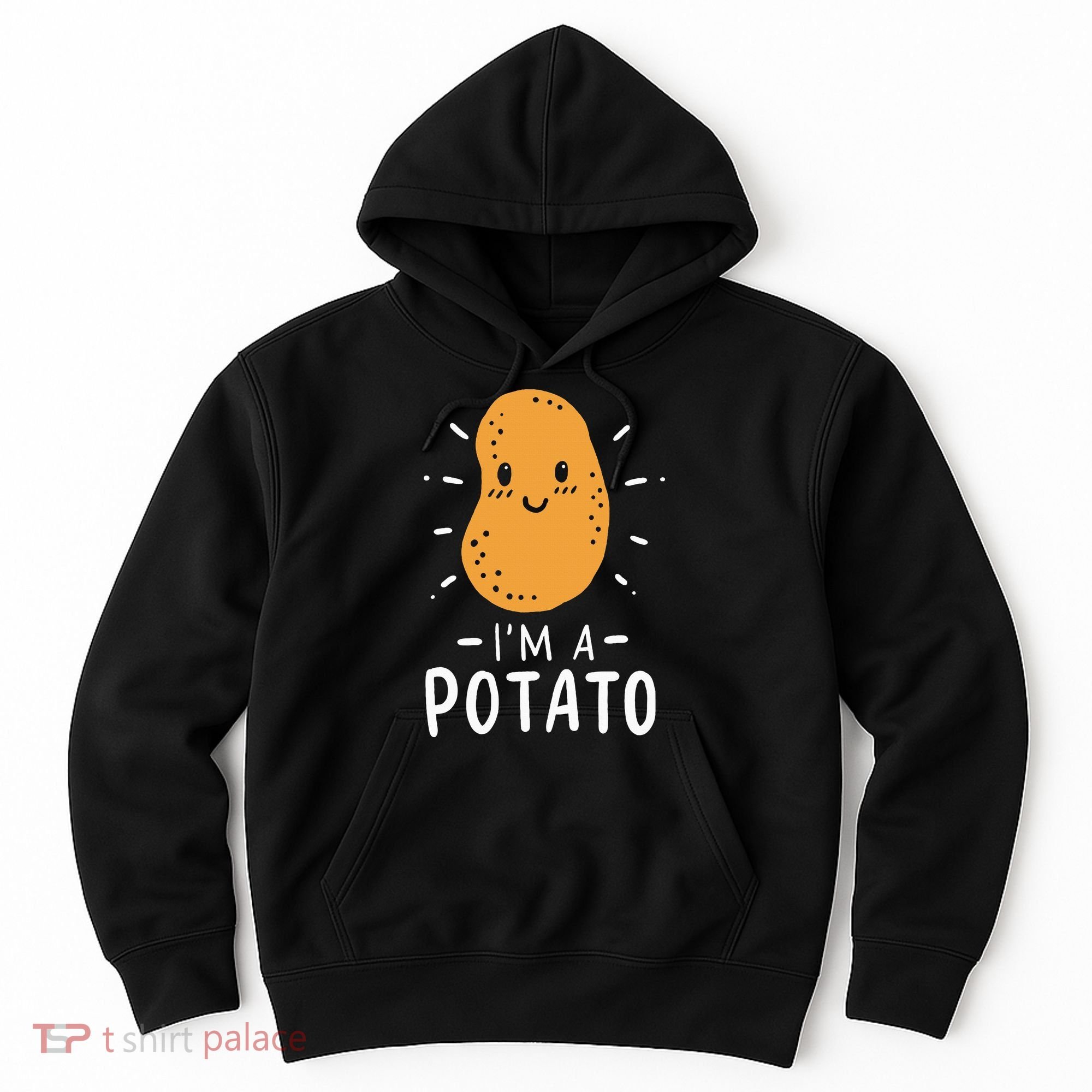 Potato Lazy Costume Halloween Vegan Kawaii Hoodie