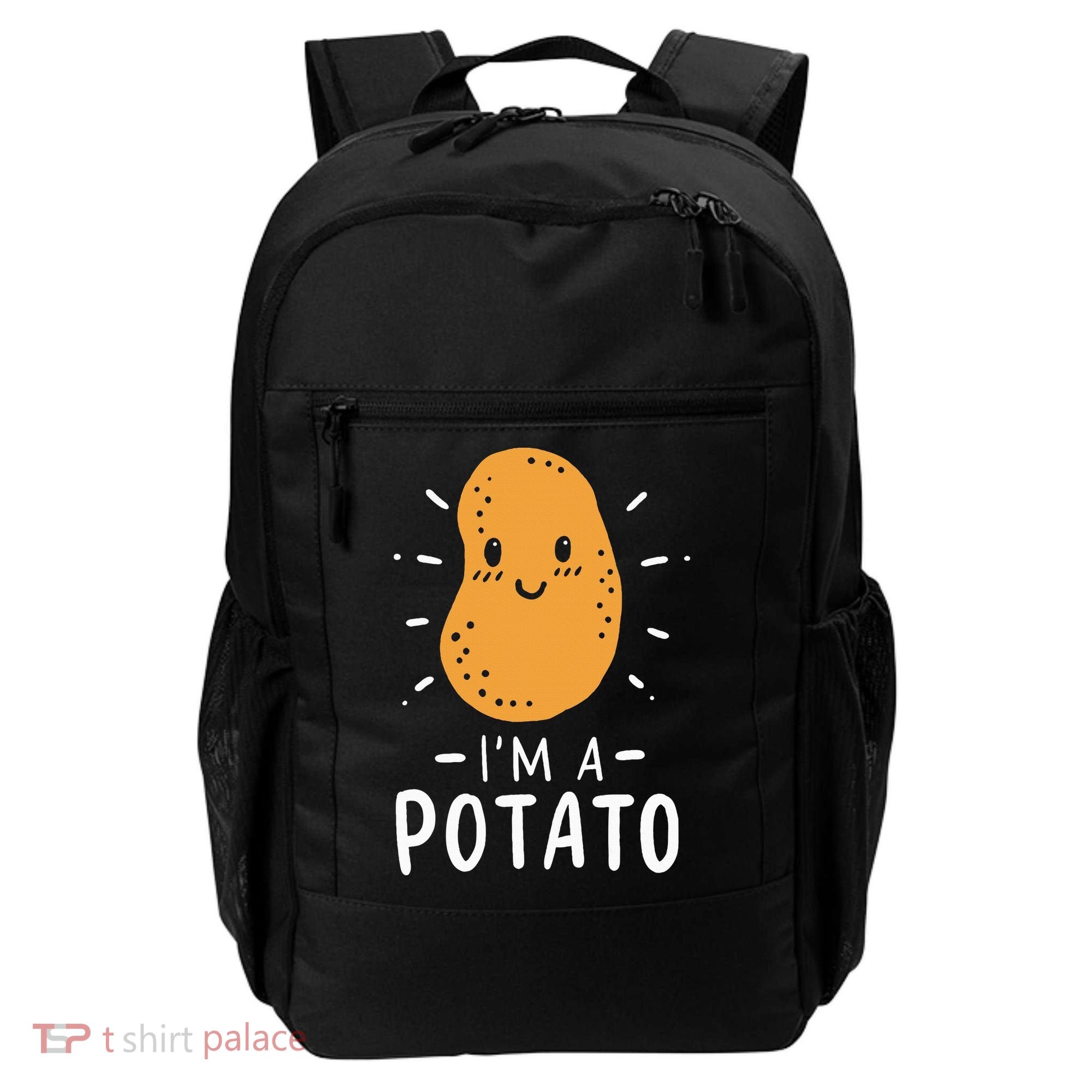 Potato Lazy Costume Halloween Vegan Kawaii Backpack