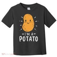 Potato Lazy Costume Halloween Vegan Kawaii Toddler T-Shirt thumb 0