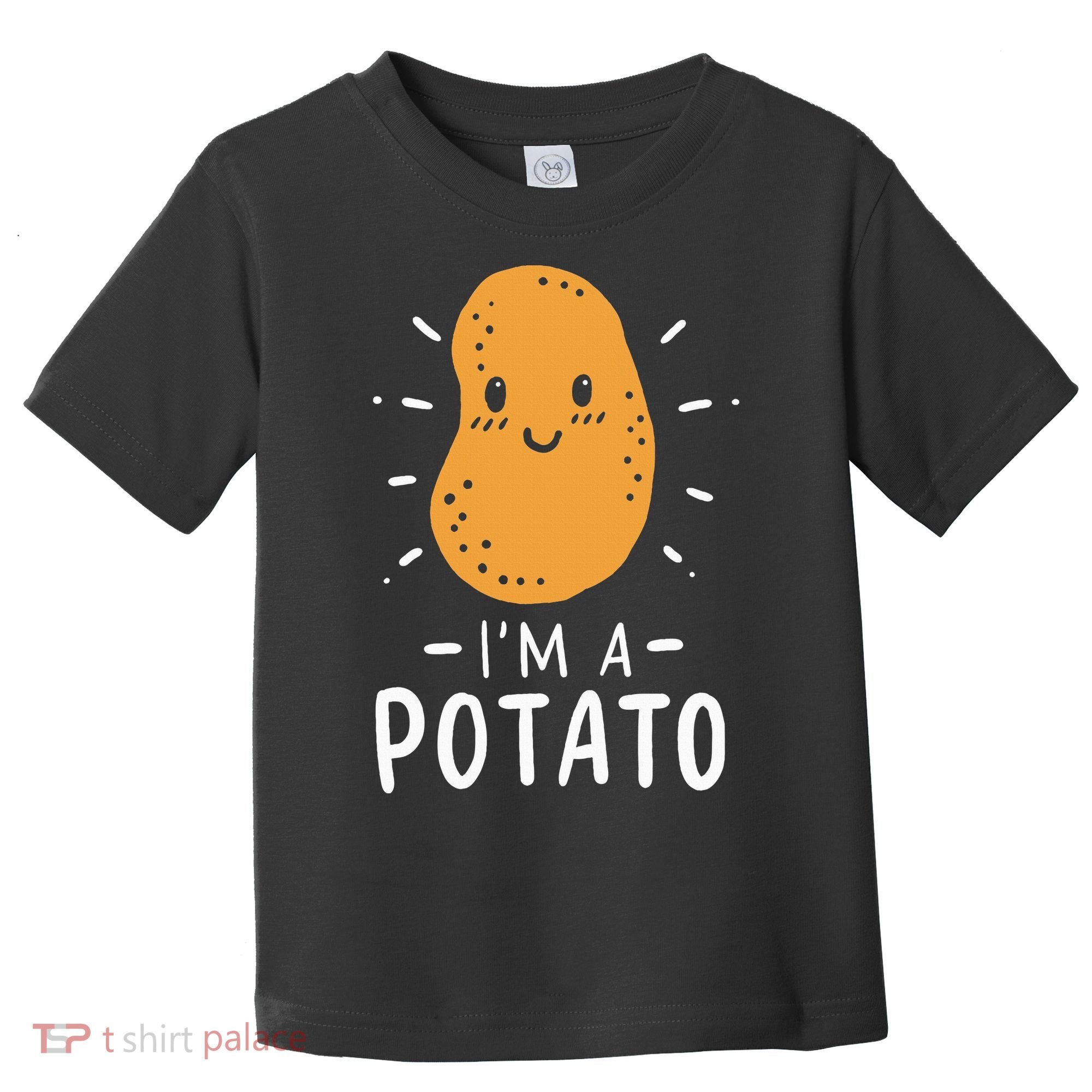 Potato Lazy Costume Halloween Vegan Kawaii Toddler T-Shirt