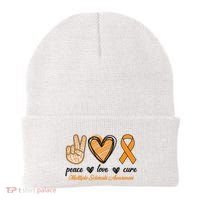 Peace Love Cure Multiple Sclerosis Beanie thumb 0